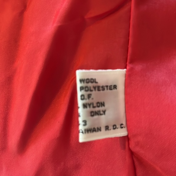 David Benjamin blazer  red cropped Jacket size 3 - Picture 10 of 10